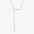 Elegante collar lariat dorado con colgante de estrella de ocho puntas y gemas - Estilo Estrella de Borlas / Dorado