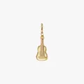 18K gold plated stainless steel cello musical instrument pendant charm for DIY jewelry - Guitar Pendant (BLAKE)