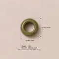 Perle anneau en acier inoxydable vert olive de 12 mm pour bijoux DIY, fini plaqué - Pendentif Pierre de Naissance Août