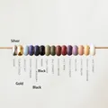 Charms de perles de pierre de naissance en acier inoxydable pour bijoux DIY en 14 couleurs - Pendentif Pierre de Naissance Septembre