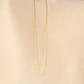 Elegante 18 Karat vergoldete Titanstahl-Kette für DIY-Schmuckherstellung - O-Kette