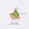 Snail Pendant (JXPK255104SI) / Green Nude