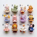 Pendentifs animaux fantaisie en tutus de ballet, lot de 12 breloques bijoux - Pendentif Uniquement / Pendentif Agneau