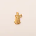 Ciondolo a forma di biberon in acciaio inossidabile placcato oro 18K per gioielli - Pendente Design Biberon / Oro