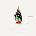 Colorful enamel penguin pendant in 18K gold plated copper for DIY jewelry - Pendant Only (Without Chain) - Penguin