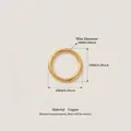 10mm golden copper ring DIY accessory with 1mm wire diameter for jewelry making - 20 Pieces Of 10mm Copper O-rings (2.5 Yuan)