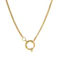 Collana a catena in acciaio inossidabile placcato oro 18K con grande chiusura a molla - Catena NK con Chiusura a Marinaio 18mm / Oro