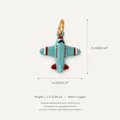 Spécifications détaillées d'un pendentif en cuivre avion avec poids et dimensions. - Style d'Avion (N° 10)