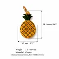 Dimensioni dettagliate e specifiche di peso per questo ciondolo a forma di ananas - Ananas (12)