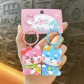 Simpatici portachiavi magnetici Shiba Inu per coppie ciondoli per borse rosa e blu - Shiba Inu