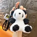 Süßer flauschiger Panda-Plüsch-Schlüsselanhänger für Rucksäcke und modische Taschen - Panda - S&W Pullover