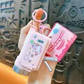 Creative pink cartoon camera projector keychain with unicorn and Cute Key Chain tag - Fun Projector Camera Pendant / Pink