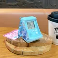 Classic light blue mini arcade handheld electronic game console toy keychain pendant - Arcade Game Console Pendant / Blue