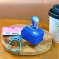 Porte-clés levier de vitesse bleu pour voiture, détails réalistes - Style de Boîte de Vitesses de Simulation / Bleu