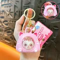 Cute pink cat space capsule keychain with squeaky sound effect stress relief toy for kids - Cat Space Capsule (Squeaky Version) / Pink