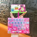 Porte-clés fidget Toy Story Lotso clavier mécanique Disney Pixar rose de collection - Rose