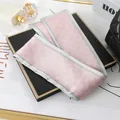 Elegant pink silk scarf with double G monogram print, chiffon satin ribbon for handbags - L040-25-02 Bow - Pink