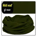 Multi-functional dark green seamless magic turban and outdoor cycling neck gaiter for men - One Size / Army Green