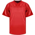 Detailed close-up showing the breathable red mesh fabric of a professional training jersey - S / Tops / Red