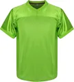 Bright green v-neck mesh training jersey for men, breathable sports shirt variant - S / Tops / Grass Green