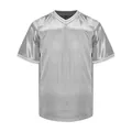 Silver mesh training jersey, blank football shirt for men in casual athletic style - S / Tops / Light Gray