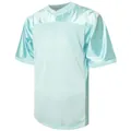Premium light blue American football training jersey featuring breathable mesh fabric - S / Tops / Light Blue