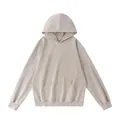 Sweat à capuche oversize en coton délavé vintage kaki avec poche kangourou et style rétro - 4XL / Hauts / Abricot
