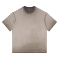 Vintage washed gradient cotton t-shirt for men in a loose oversized European fit style. - S / Tops / Gradient Coffee