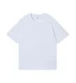Classic plain white 260G heavy cotton drop shoulder t-shirt in loose fit style - S / Tops / White