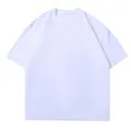 Classic heavyweight cotton oversized white short sleeve t-shirt with drop shoulder design - S / Tops / White
