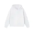 Sudadera con capucha unisex blanca de forro polar oversize premium en 100% poliéster - S / Tops / Blanco