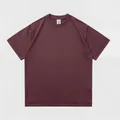 Schweres 270g T-Shirt aus reiner Baumwolle für Herren in stilvollem Burgunderrot - S / Oberteile / Burgunderrot