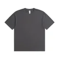 High quality 180g pure cotton unisex short sleeve T-shirt in charcoal grey color - XS / Tops / Dark Gray