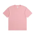Unisex 180g premium cotton short sleeve T-shirt in soft pink color - XS / Tops / Pink