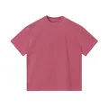 Vintage washed red heavyweight 250g cotton t-shirt in a loose American fit style - S / Tops / Distressed Ankara Red