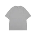 T-shirt grigia pesante 280g in cotone con taglio oversize e scollo rotondo per uomo - S / Tops / Grigio Melange