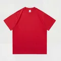 Hochwertiges, schweres 270g Herren-T-Shirt aus reiner Baumwolle in kräftigem Rot - S / Oberteile / Beerenrot