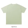 Heavyweight 330g pure cotton loose-fit men's t-shirt in soft light green - S / Tops / Light Green