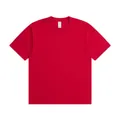180g pure cotton unisex short-sleeved T-shirt in vibrant red color for summer - XS / Tops / Red