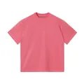 Premium heavyweight cotton men's short sleeve t-shirt in vintage acid wash pink color - S / Tops / Distressed Watermelon Red