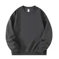High-quality 320G heavy charcoal grey crewneck sweatshirt in a trendy loose fit design - S / Tops / Crewneck Style / Iron Grey