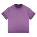 Gradient purple crew neck short sleeve men's pure cotton T-shirt in loose vintage style - S / Tops / Gradient Purple