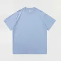 Premium 270g schweres Kurzarm-T-Shirt aus reiner Baumwolle in zartem Hellblau - S / Oberteile / Babyblau