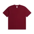 Maroon premium cotton short-sleeve T-shirt for men and women with classic round neck design - XS / Tops / Burgundy