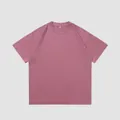 Oversized vintage gewassen puur katoenen t-shirt in roze, streetstyle uniseks shirt korte mouw - S / Tops / Ancorra Rood