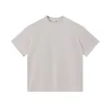 Premium heavyweight 250G vintage washed loose fit short sleeve men's t-shirt in off-white - S / Tops / Distressed Off-White