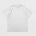 Hochwertiges 270g schweres Baumwoll-T-Shirt mit Rundhalsausschnitt in klassischem Weiß - S / Oberteile / Nebelweiß