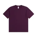 Premium 180g cotton short-sleeved unisex T-shirt in a deep purple finish. - XS / Tops / Purple