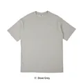 T-shirt oversize in cotone grigio piccione pesante con spalle scese, stile casual. - S / Tops / Grigio Colombo