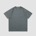 Premium oversized γκρι βαμβακερό t-shirt σε vintage streetwear στυλ για όλους - S / Tops / Φθαρμένο Γκρι